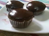 Chocolate Cupcake With Chocolate Glaze